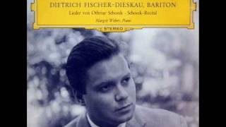 Othmar Schoeck  Dietrich FischerDieskau 1959 Nachklang Goethe [upl. by Yenal]