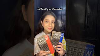 Dictionary vs Thesaurus letsgetfluent english shorts ytshortsindia [upl. by Mosora272]