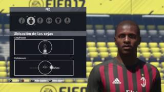 Clarence Seedorf  FIFA 17  Look a like Apariencias  Virtual Pro [upl. by Itteb]