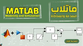 شرح النمذجة والمحاكاة فى ماتلاب  المعادلات الجبرية والتفاضلية  Modeling and simulation MATLAB [upl. by Nylesoj144]