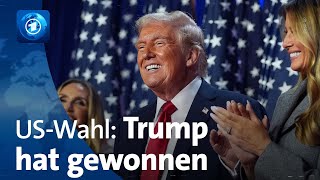 USWahl Donald Trump erneut zum Präsidenten gewählt [upl. by Dent653]