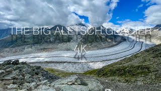 The melting Aletsch Glacier  Der schmelzende Aletsch Gletscher 4K [upl. by Elocon]