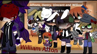 Aftons  Henry and William’s siblings react to William FNAF funny and angst TW My AU [upl. by Wiley]