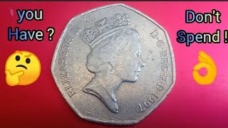 50 Pence Rare Error Coins Pence Worth Big Money  Do you have one [upl. by Enomis]