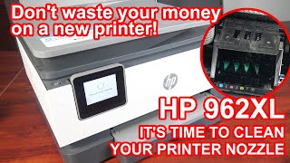 HOW TO CLEAN PRINTER HEADS ON A HP OFFICEJET PRO PRINTERS 9010 901290159018 9020 9025 PRINTERS [upl. by Dettmer]