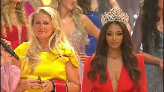 CROWNING MOMENT  Miss Belgium 2022 and her runnersup [upl. by Aipmylo]