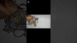 stylish mehedi design tutorial  simple art work  Mehedi Art By Shamanta 🙂 [upl. by Dulla]