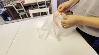 Life Skill  How to Tie a Drawstring Trash Bag [upl. by Aloysius]