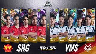 EN  SRG vs Team Vamos Game 1  MPL MY  WEEK 4 DAY 2  SEPTEMBER 28 2024 [upl. by Feliks331]