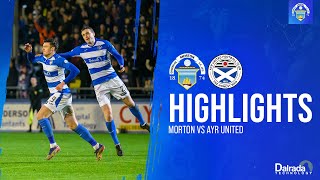 Greenock Morton vs Ayr United  cinch Championship  Match Highlights [upl. by Ocnarfnaig]