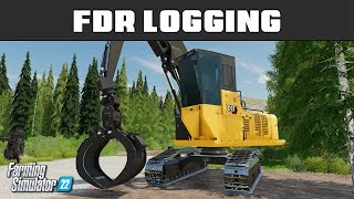 Moving Up The Block Selling Some of These Logs  FDR Logging 5  Farming Simulator 2022 [upl. by Eimmij366]