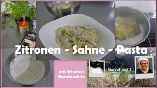 Zitronen  Sahne  Pasta 15 Minuten Zitronenspaghetti [upl. by Wexler458]