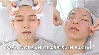 I Got a 650 Korean Glass Skin Facial [upl. by Adniroc63]