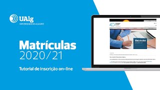 Matrículas  Tutorial de inscrição online [upl. by Garcia]