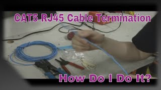 CAT5 RJ45 Termination for Audio  Video Installations [upl. by Oirretno690]