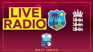 🔴 LIVE RADIO  West Indies v England  3rd CG United ODI [upl. by Brace]