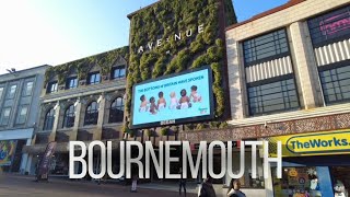 Bournemouth Dorset UK Town Centre Walking Tour [upl. by Jowett]