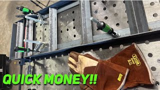 MAKING MONEY HUSTLING TRAILER RAMPS [upl. by Ahseniuq]