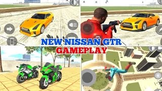 New Nissan GTR Gameplay😱🔥 Indian Bikes Driving 3D New Update April Fix Date 😍 Harsh in Game [upl. by Darbee876]