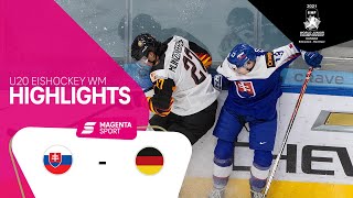 Slowakei – Deutschland  U20 WM 3 Spieltag  MAGENTA SPORT [upl. by Ellirpa233]