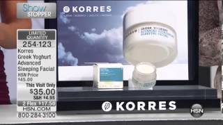 Korres Greek Yoghurt Advanced Sleeping Facial [upl. by Aseel642]