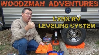 LYNX Levelers RV Travel Trailer Leveling System Setup Forest River Wolf Pup [upl. by Wennerholn542]