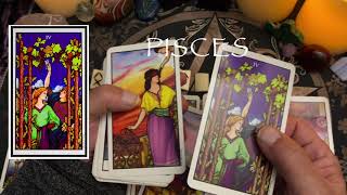 Pisces ♓️ A wish fulfillment the blindfold is coming off  😱🤗 Rune and Tarot Reading [upl. by Ekoorb]