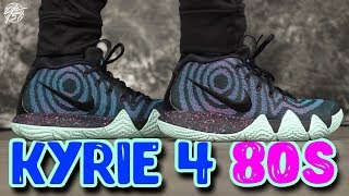 Nike Kyrie 4 Decades Pack 80s Detailed Look [upl. by Cooley]