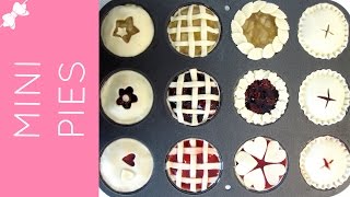 How To Make Easy Miniature Pies in a Cupcake Pan  Lindsay Ann Bakes [upl. by Tsew]