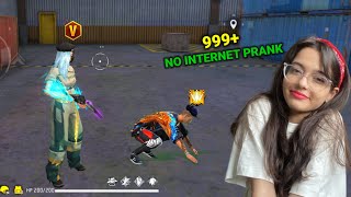 No Internet Prank With Noob Adam 🤣 999 Prank  Garena Free Fire 🔥 [upl. by Ylrebme]