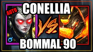 🔥 CONELLIA VS BOMMAL 90 SOLO  HARD DOOM TOWER 🔥 WE DID IT   Raid Shadow legends [upl. by Myrna]