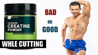 CREATINE ON CUTTING क्रेटीने और कटिंग Does water retention Causes bloating [upl. by Nya]