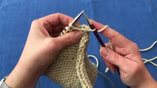 Three needle bind off en español [upl. by Llerrej]