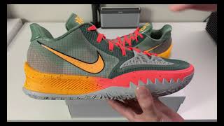 Nike Kyrie Low 4 NY VS NY Sunrise Review [upl. by Werdn119]