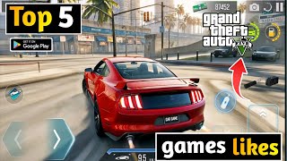 OPEN WORLD GAMES like GTA 5 for android 2024  high graphics [upl. by Hough]