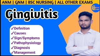 Gingivitis  sign symptoms  causes  Types  Medical amp Nursing management [upl. by Arratahs]