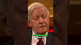 Der Weg zur Diktatur Die Folgen der Weltwirtschaftskrise Ein Rückblick auf was war Helmut Schmidt [upl. by Hillery204]