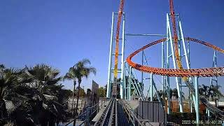 Xcelerator 2023 FRONT ROW POV  Knotts Berry Farm Intamin Accelerator Coaster [upl. by Ahseuqram966]