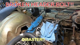 Mopar C Body Header Madness Pulled Head Part 3 [upl. by Stacey]