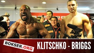 Weighin Vitali Klitschko vs Shannon Briggs [upl. by Eustasius]