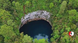 MIRAVALLE  EL PORVENIR  CHIAPAS  CENOTE DE MIRAMAR  LA GRANDEZA [upl. by Adnahcir]