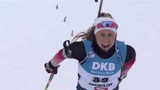 Biathlon Hochfilzen Womens Pursuit 2019–20 IBU World Cup 14122019 [upl. by Bremser]