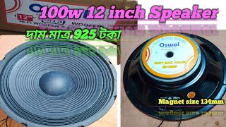 100w 12 inch Speaker134mm magnet 12 inch speakerelectronic [upl. by Finzer]