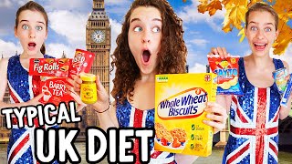 EATING THE TYPICAL BRITISH DIET FOR 24hrs wThe Norris Nuts [upl. by Iohk]