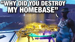 He scammed me so I DESTROYED his HOMEBASE 😭😂 Scammer Get Scammed Fortnite [upl. by Kara323]