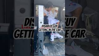 HOW DISABLED GUY GETS IN THE CAR SHORTS SHARE SUBSCRIBE DISABLED CP VIRAL TRENDING FYP [upl. by Eilsil547]