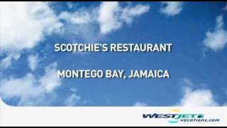 Scotchies Restaurant Montego Bay Jamaica  WestJet Vacations [upl. by Anaillil95]