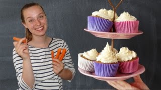 Wortel cupcakes  Bakken met Bo [upl. by Ah519]