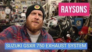 Making an Exhaust System for a Suzuki GSXR 750 Race bike [upl. by Arammahs]