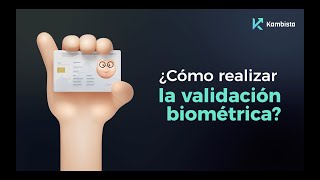 Tutorial Biométrico de Registro en Kambista  Kambistacom [upl. by Yatnahc425]